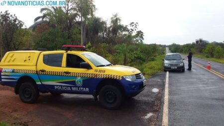 BATAYPORÃ: PMR prende homem na MS-276 por conduzir veículo automotor com capacidade psicomotora alterada