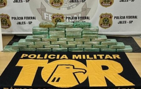 Representante comercial em MS é preso com 42 quilos de cocaína