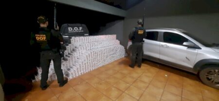 Mais de 200 mil reais em cigarros ilegais são apreendidos pelo DOF