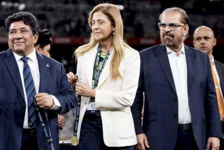 CBF prestigia Leila Pereira após liberação de diretor do Palmeiras para a Seleção Brasileira