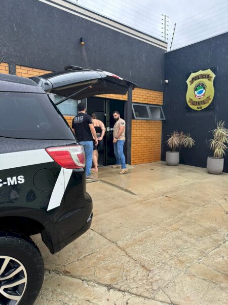 Batayporã: A Polícia Civil realiza o cumprimento de dois mandados de prisão de um casal