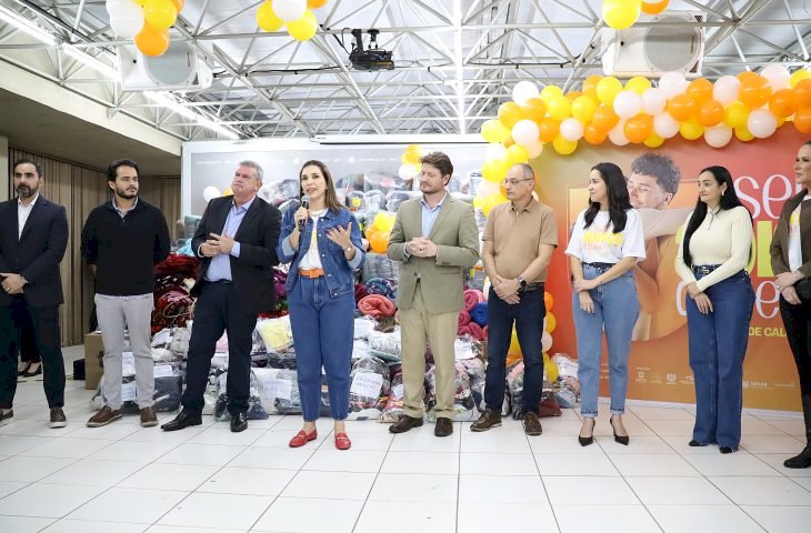 Campanha do Agasalho “Seu Abraço Aquece’ recebe doações da Governadoria, Casa Civil e Segov