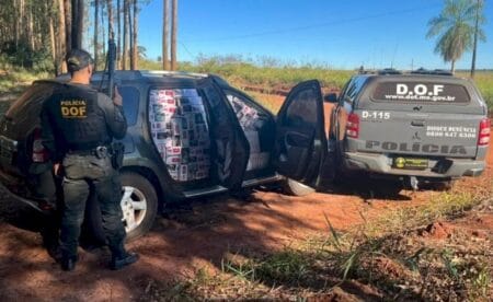 Veículo que seguia para Campo Grande com dois mil pacotes de cigarros é apreendido pelo DOF
