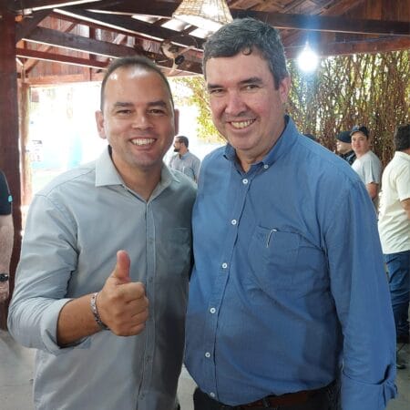 Vereador Wilson Almeida acompanha Governaor em Nova Andradina.