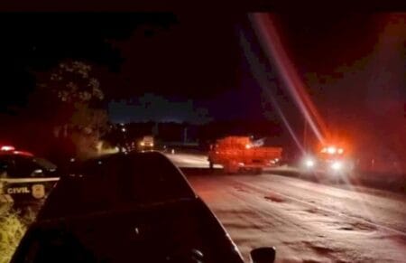 Motociclista que seguia na BR-376 entre Ivinhema e Deodápolis morre ao colidir com carreta