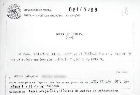 Até Jesus Salvador foi preso por espalhar ideias de esquerda