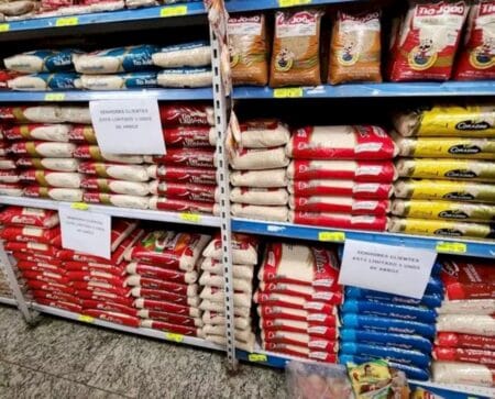 MS vai receber 627 mil pacotes de 5 kg de arroz do Governo Federal