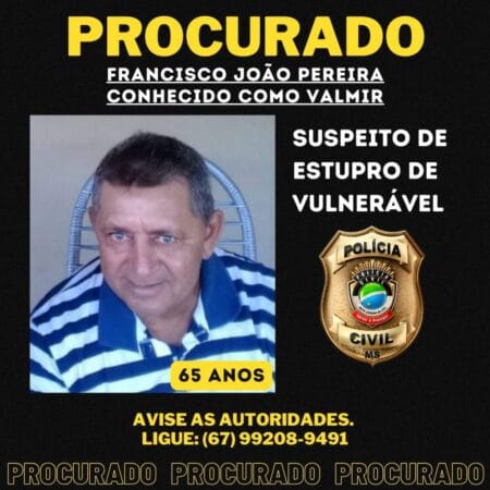 NOVO HORIZONTE DO SUL: Polícia Civil identifica suspeito de abusar sexualmente de criança de 10 anos de idade