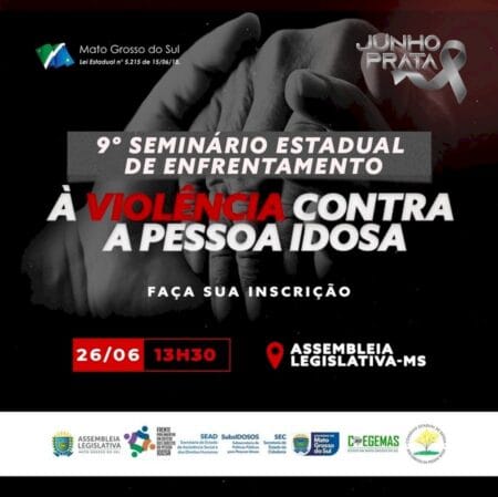 9º Seminário de Enfrentamento à Violência contra Idosos proposto por Renato Câmara está com inscrições abertas