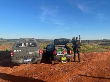 Homem que seguia com mais de 350 quilos de drogas para São Paulo é preso pelo DOF em MS