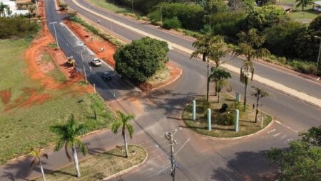 NOVA ANDRADINA: Portal do Parque recebe várias intervenções em infraestrutura