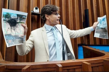 “É uma esculhambação’, diz deputado sobre fiação inutilizada em postes de energia