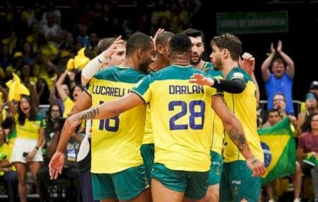 Brasil vence Holanda de virada na Liga das Nações masculina de vôlei