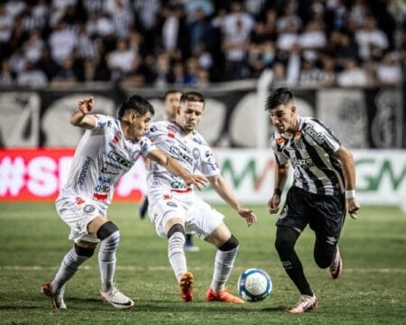 Santos joga mal, perde para o Operário e chega a quatro derrotas seguidas na Série B