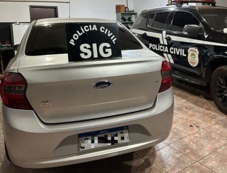 NOVA ANDRADINA: Polícia Civil recupera veículo subtraído no estado de Minas Gerais