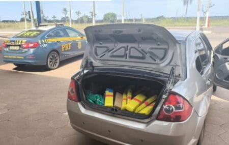 PRF apreende 320 Kg de maconha em Bataguassu