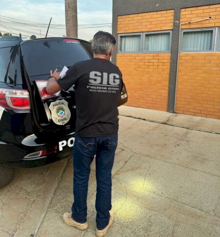 Batayporã: A Policia Civil cumpre mandado de prisão contra um homem investigado por descumprimento de medidas protetivas