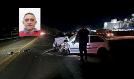 Sargento da PM morre ao colidir carro em carreta na BR-060