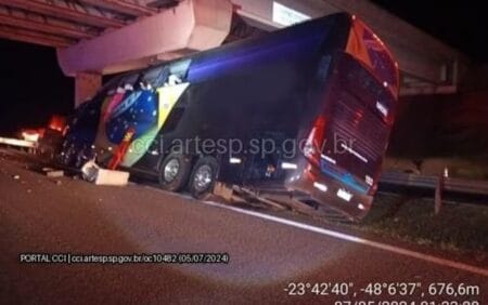 Acidente com ônibus mata 10 pessoas e fere 23 em São Paulo