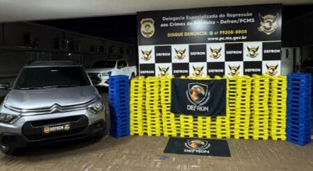 Defron apreende mais de 500kg de maconha avaliada em R$ 1,2 milhões em Amambai