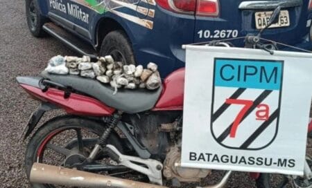 Polícia Militar persegue e prende ‘mula’ do tráfico em Bataguassu