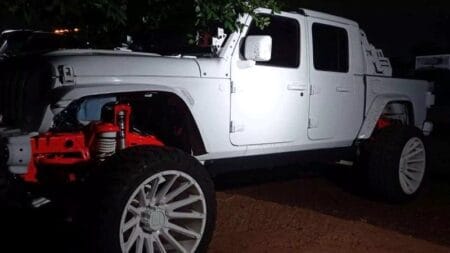 Influencer nega algazarra e diz que Jeep de R$ 394 mil apreendido está em processo de legalização