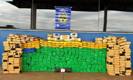 Polícia Militar Rodoviária apreendeu veículo que transportava droga em Maracaju