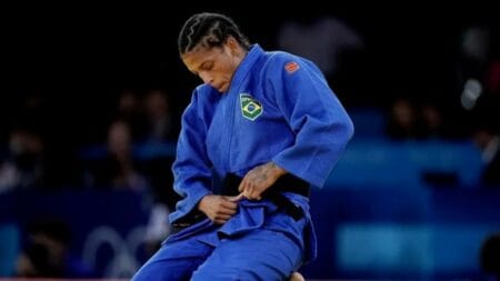 Rafaela Silva é superada por japonesa na disputa do bronze nas Olimpíadas de Paris 2024