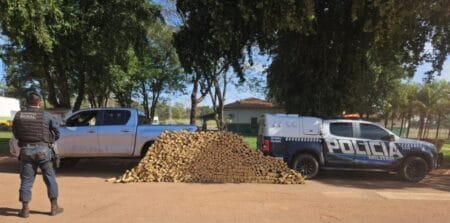 Batalhão de Polícia Militar Rural apreende veículo com 1,6 toneladas de drogas em MS
