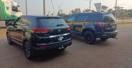 PRF recupera dois veículos em Bataguassu