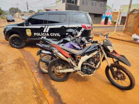 Polícia Civil inicia operação no interior do Estado e apreende três motocicletas adulteradas