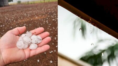 Fim do inverno tem tempestade, granizo e vendaval em Mato Grosso do Sul