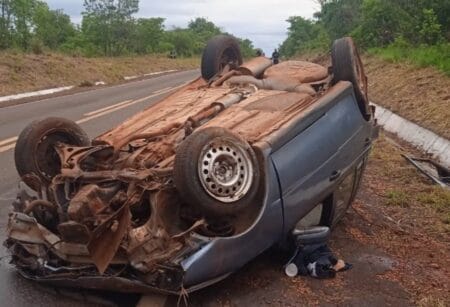 NOVA ANDRADINA: Jovem que capotou carro na MS-134, morre no Hospital da Vida