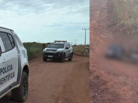 Corpo de homem é encontrado parcialmente carbonizado em estrada vicinal