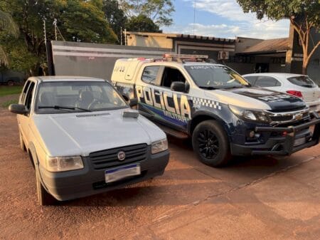 Polícia Militar de Angélica prende jovem com cocaína em fundo falso de veículo na MS-145 no Distrito de Ipezal