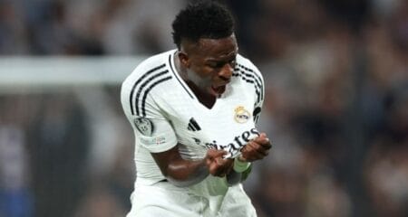 Vini Jr dá show, marca hat-trick e Real Madrid bate Dortmund na Champions