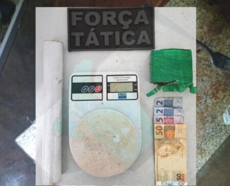 Angélica – Polícia Militar conduz homem para a Delegacia por tráfico de drogas BATANEWS/REDAçãO