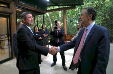 Governo de MS reforça harmonia entre poderes em visita institucional do presidente e do vice do STF