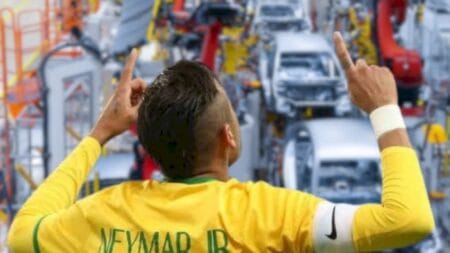 Santista, Alckmin usa Neymar para divulgar programa do governo