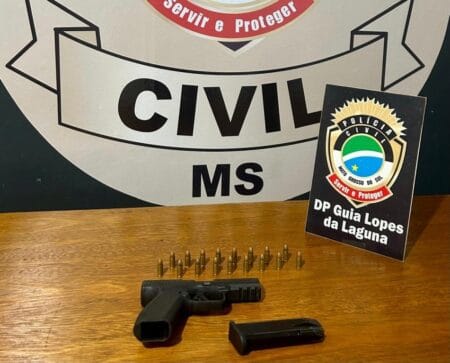 Polícia Civil elucida homicídio qualificado, apreende arma utilizada no crime e prende autor em MS
