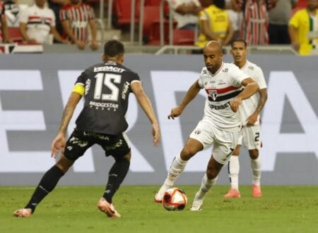 São Paulo não aproveita expulsão e empata sem gols com Inter de Limeira em Brasília