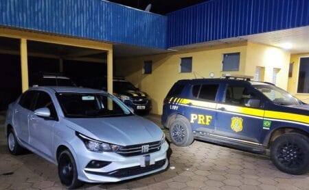 PRF recupera veículo em Bataguassu