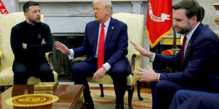 Líderes europeus demonstram apoio a Zelensky após confronto com Trump