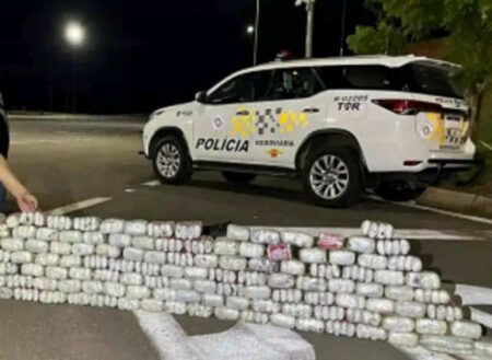 Morador em MS é interceptado com 514 tabletes de haxixe no interior de São Paulo