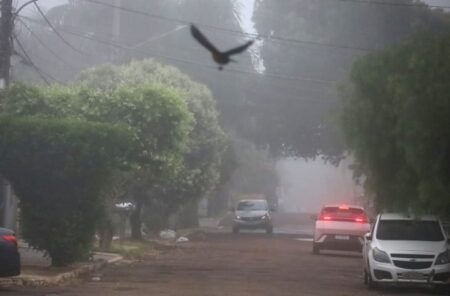 Frente fria avança e provoca queda acentuada nas temperaturas em Mato Grosso do Sul