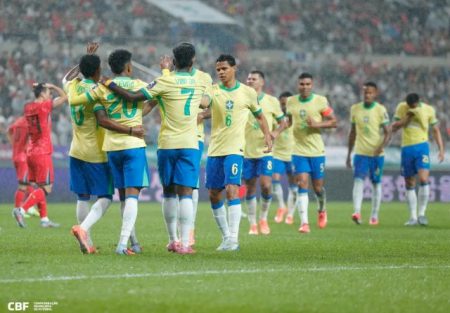 Brasil goleia Coreia do Sul e alcança maior vitória sob o comando de Ancelotti