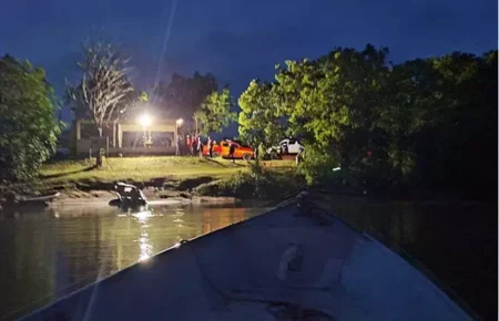 Corpos de empresário e jovem desaparecidos são encontrados no rio Sucuriú, em Paraíso das Águas.