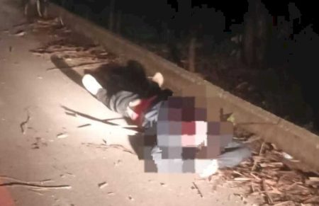 Corpo algemado e com sinais de execução é encontrado em rodovia de MS na fronteira.