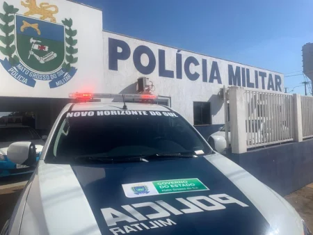 Adolescente é esfaqueado durante briga em Novo Horizonte do Sul; suspeito foi preso.