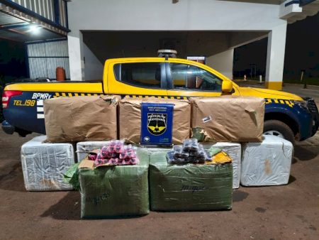 Polícia Militar Rodoviária apreende carga de óculos estrangeiros em ônibus na MS durante fiscalização noturna